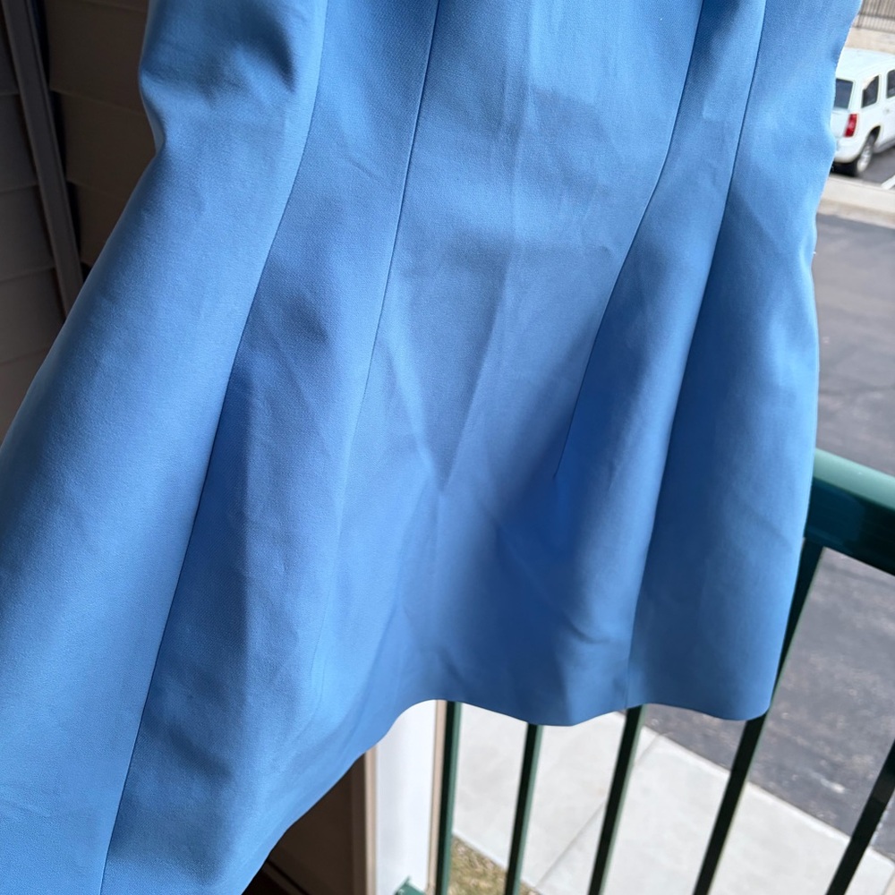 🆕🦋 Gianni Bini Blue Mini Dress Cocktail Party Size 0,10 Casual Party Modern - Picture 8 of 15